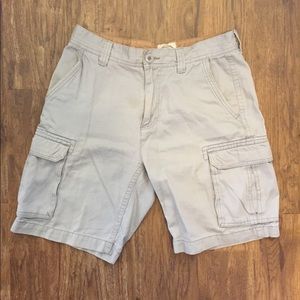 Grey Cargo Shorts